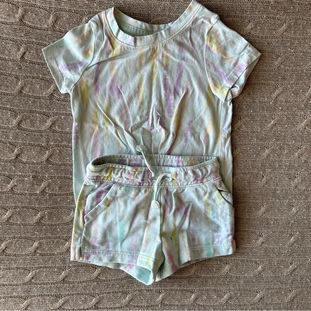 Carter’s 8pc Baby Girl Play Condition Outfit Bundle, 18 Months